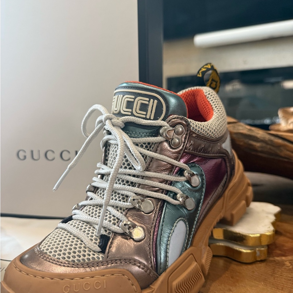 Gucci Metallic Multicolor Sneakers